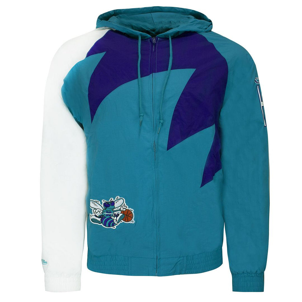 Charlotte hornets mitchell and ness jacket outlet