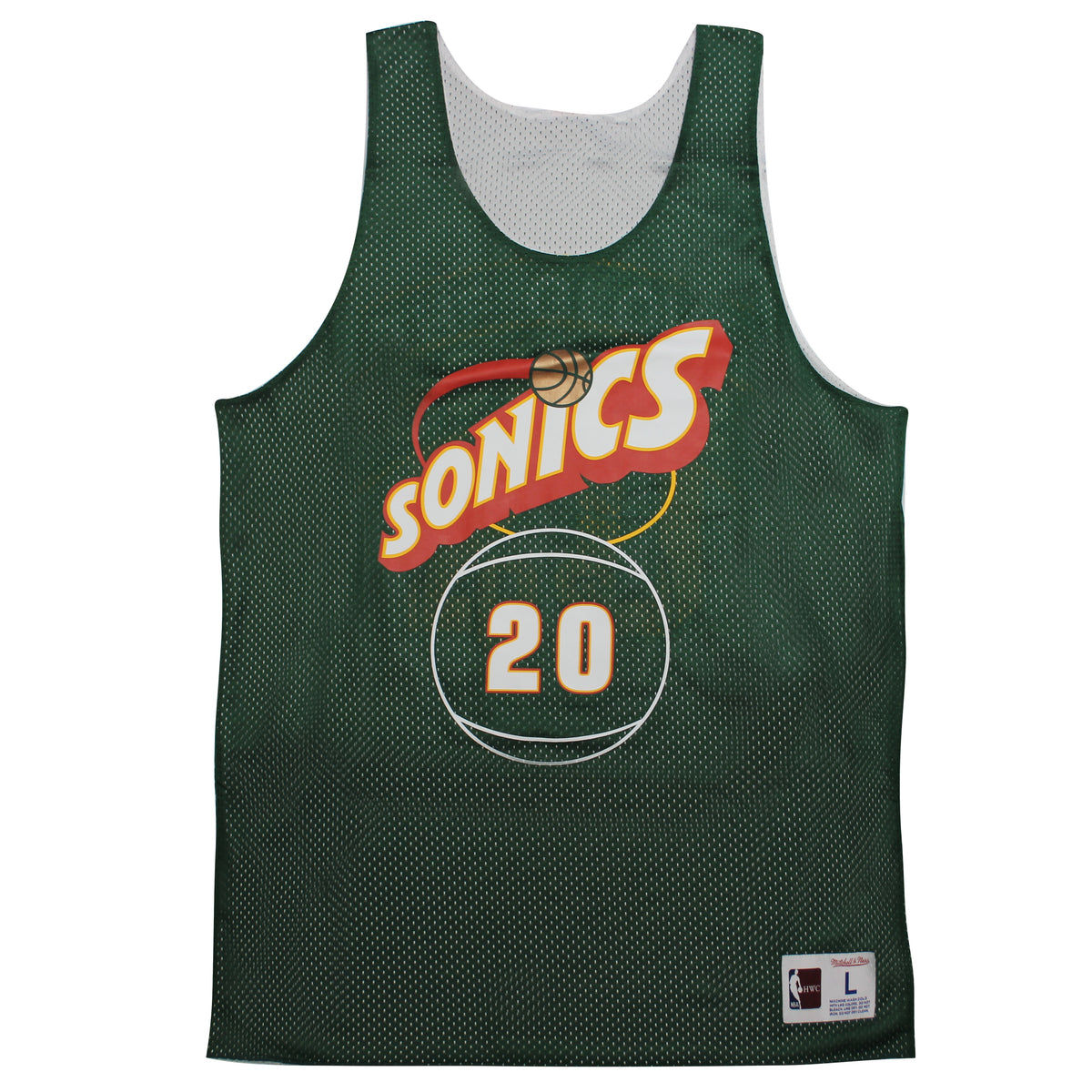 Mitchell & Ness Seattle Supersonics Gary Payton 20 Reversible Mesh Vest