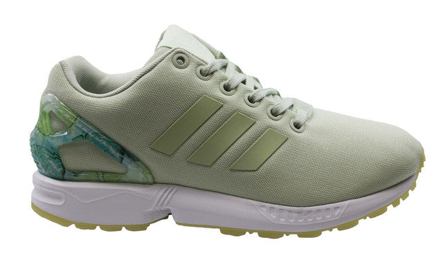 Adidas ZX Flux Green Trainers - Womens