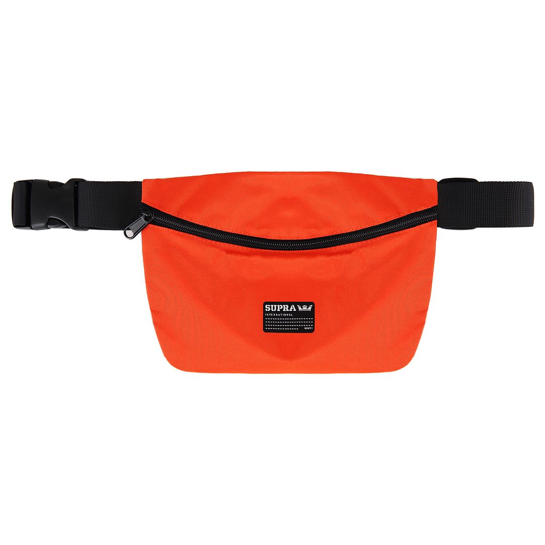 Supra Adjustable Strap Orange Black Unisex Fanny Waist Pack