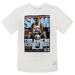 Mitchell & Ness San Antonio Spurs Tim Duncan Slam Cover Short Sleeve Tee T-Shirt