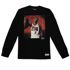 Mitchell & Ness Philadelphia 76ERS Off Court Tee Long Sleeve T-Shirt P76BLCKAIV