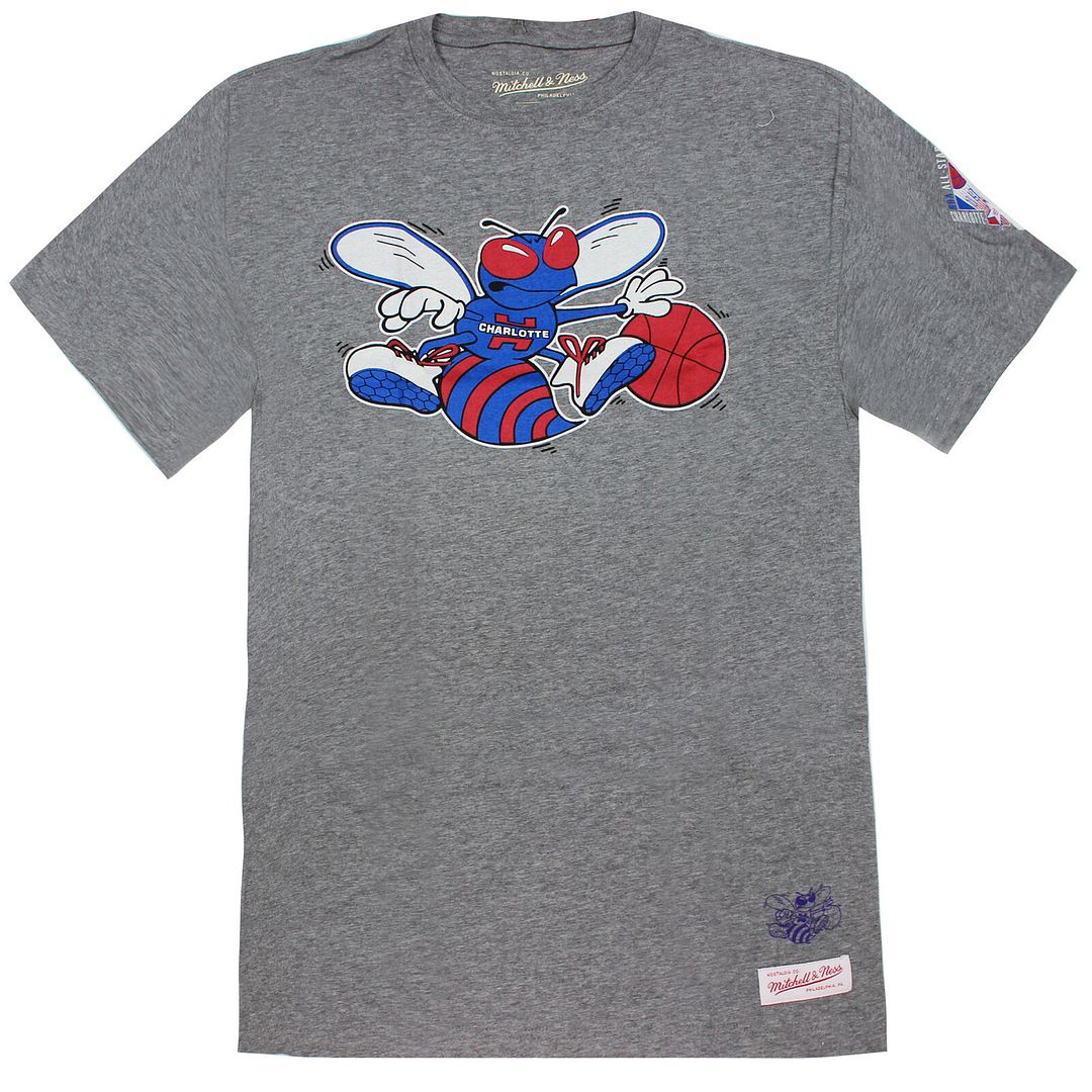 Mitchell & Ness Charlotte Hornets Mens T-Shirt