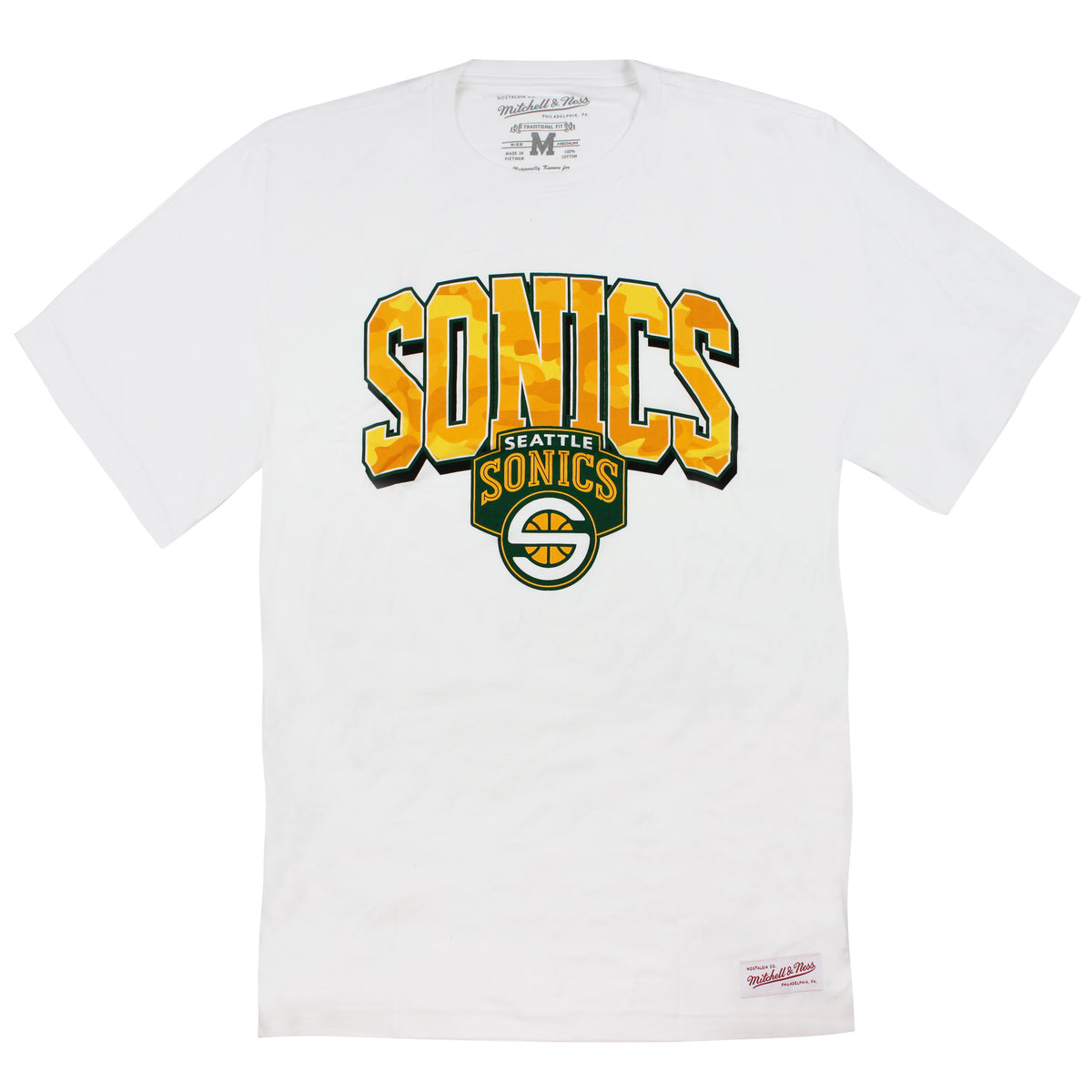 Mitchell & Ness NBA Seattle Supersonics Mens T-Shirt