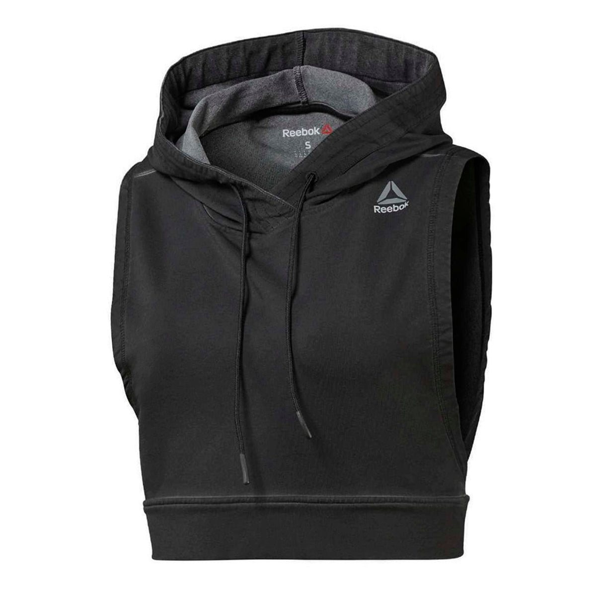 Reebok Womens Combat Black Hooded Vest