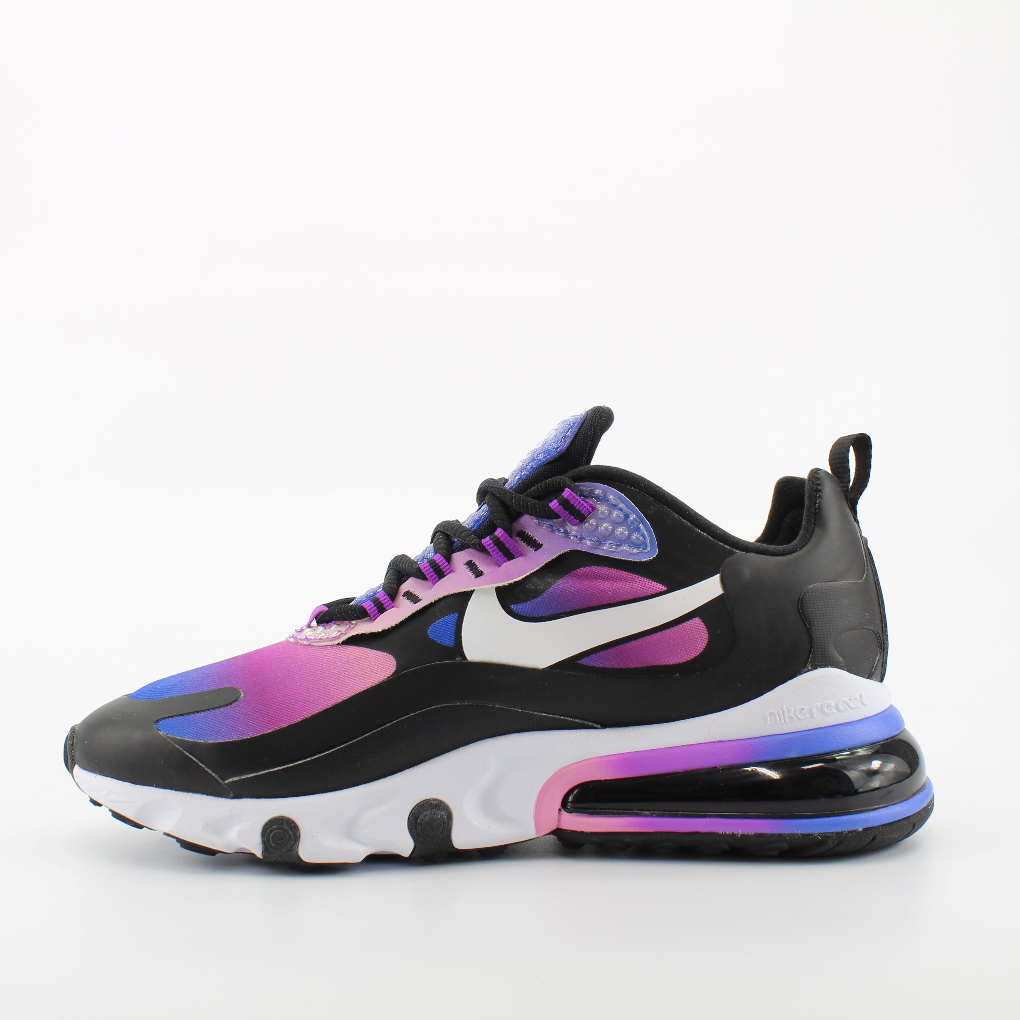 Nike Air Max 270 React Womens Purple/Black Trainers