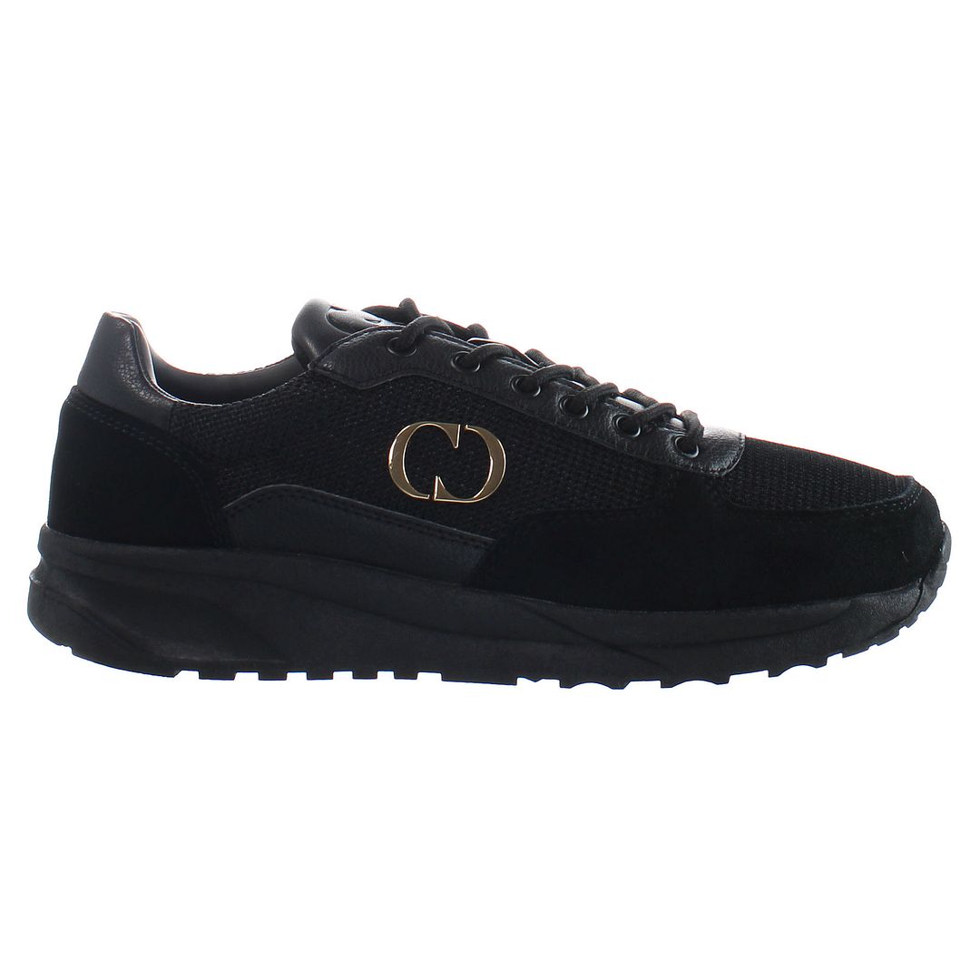 Criminal Damage Chase Mens Black Trainers