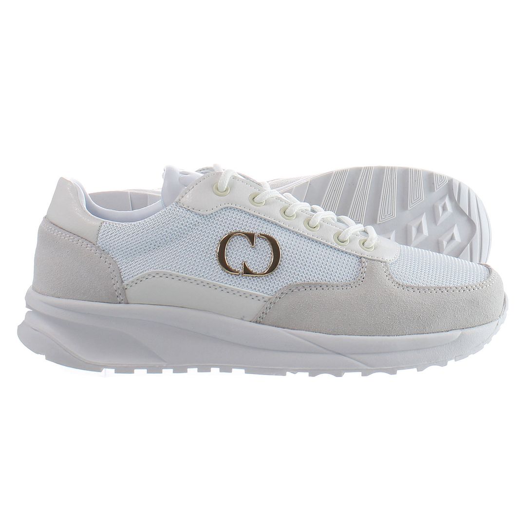 Criminal Damage Chase Mens White Trainers