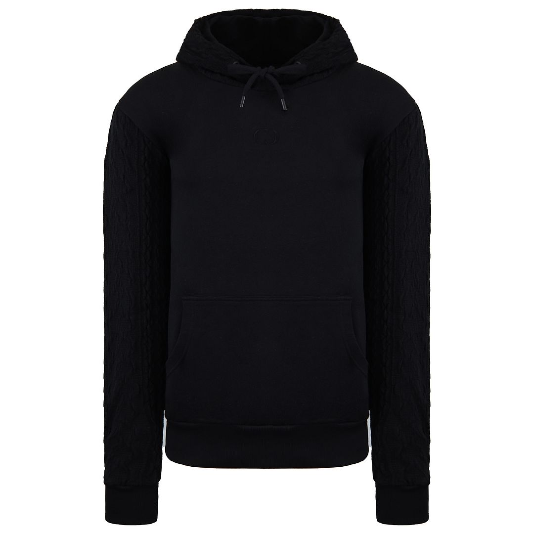 Criminal Damage Cable Mens Black Hoodie