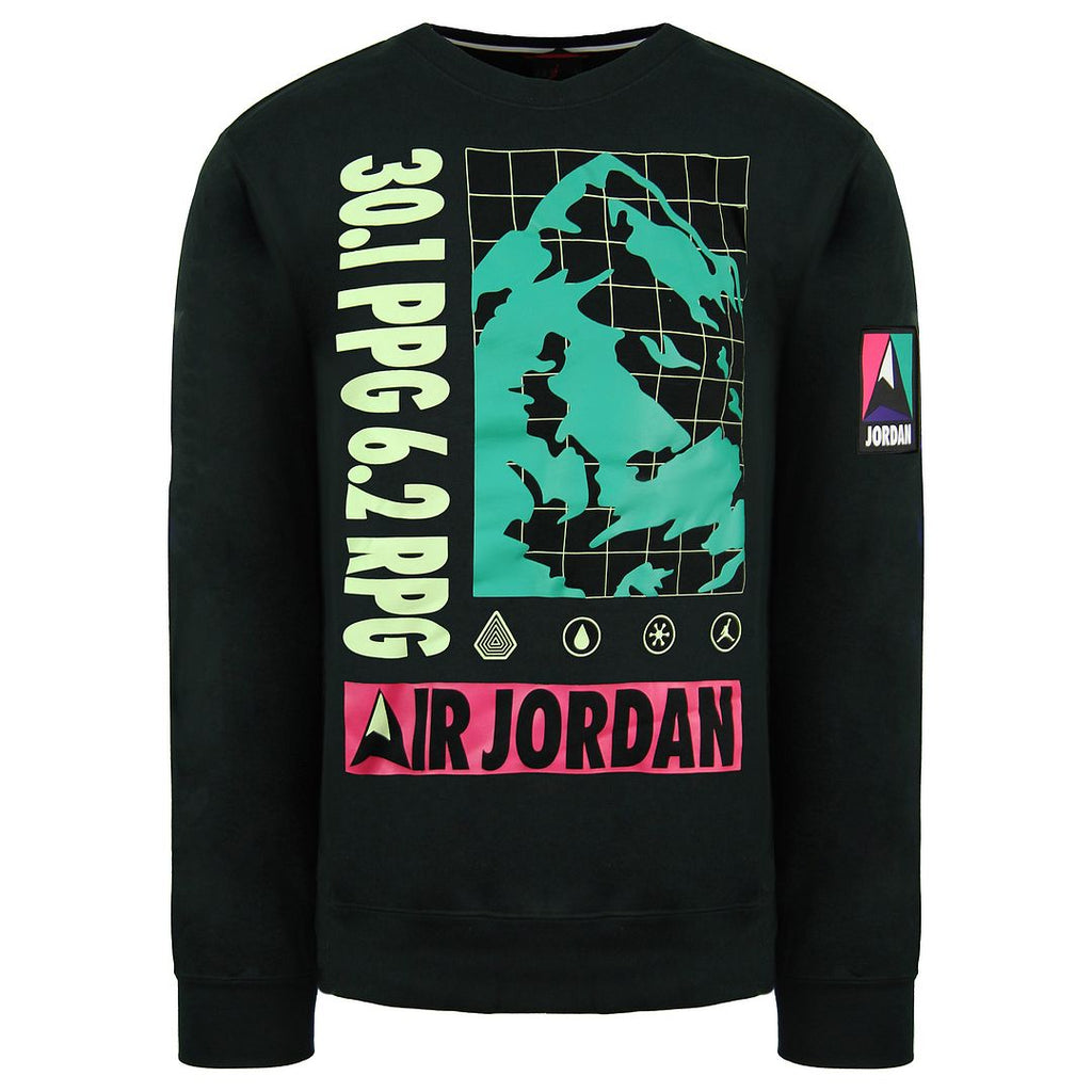 Nike Air Jordan Mens Black Sweater