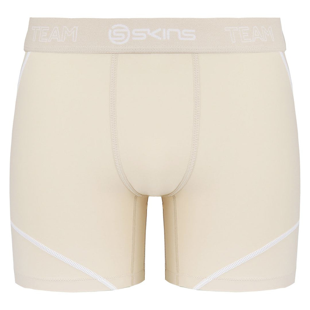 Skins DNAmic Mens Beige Neutral Compression Tights Shorts