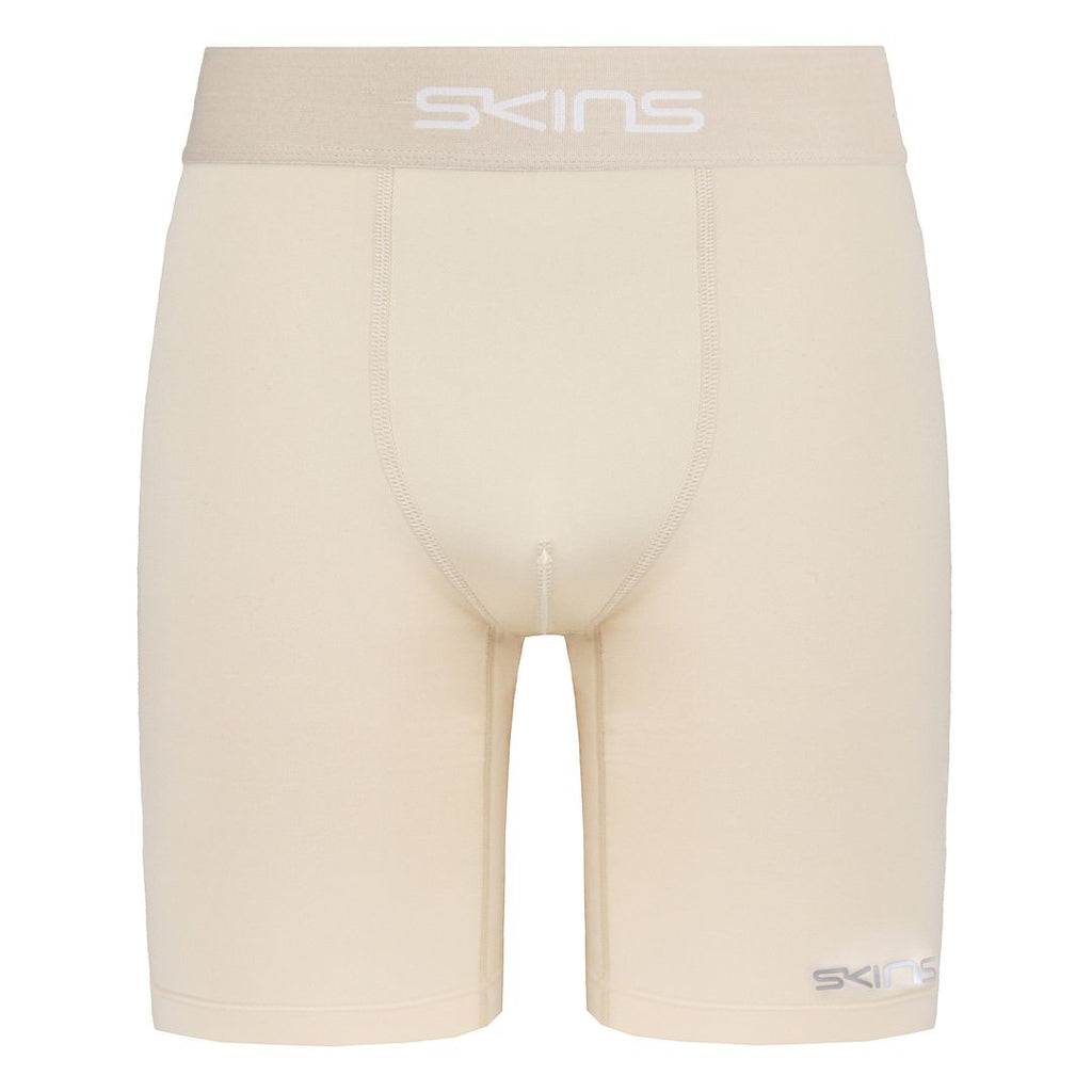 Skins DNAmic Force Mens Beige Neutral Compression Tights Shorts