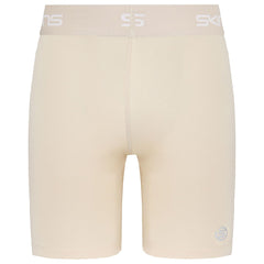 Skins DNAmic Force Mens Beige Neutral Compression Tights Shorts