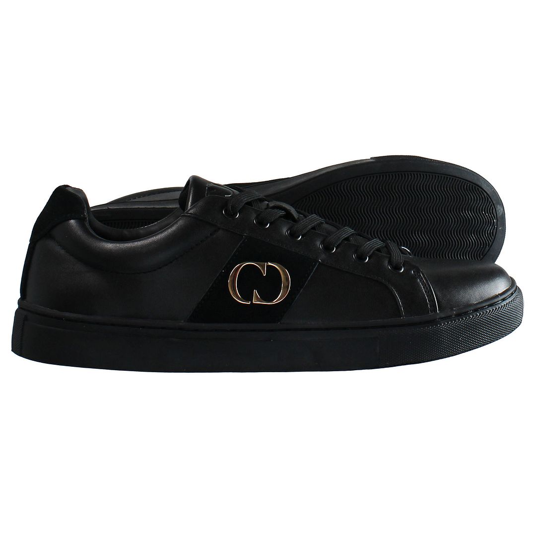 Criminal Damage Drift Mens Black Trainers