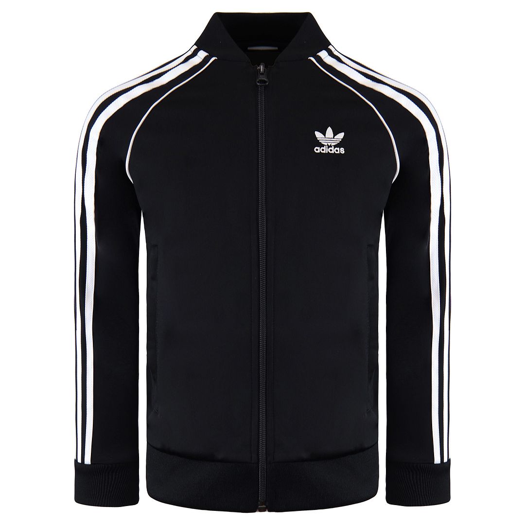 Adidas Kids Black/White Tracksuit