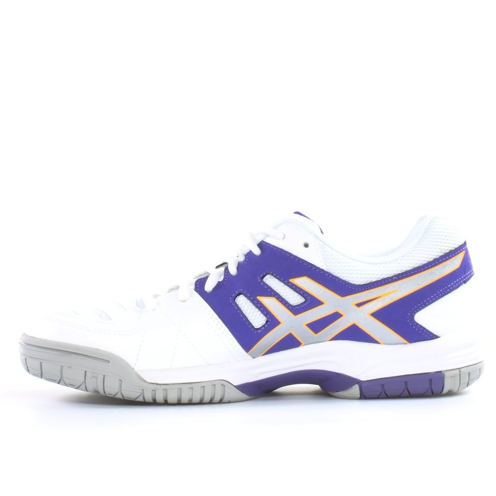 Asics Gel-Dedicate 4 White Synthetic Womens Lace Up Trainers E557Y 3693