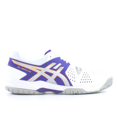 Asics Gel-Dedicate 4 White Synthetic Womens Lace Up Trainers E557Y 3693