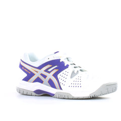 Asics Gel-Dedicate 4 White Synthetic Womens Lace Up Trainers E557Y 3693