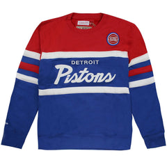 Mitchell & Ness Detroit Pistons Mens Sweater