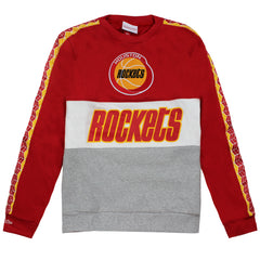 Mitchell & Ness Houston Rockets NBA Leading Scorer Fleece Crew Mens Sweater