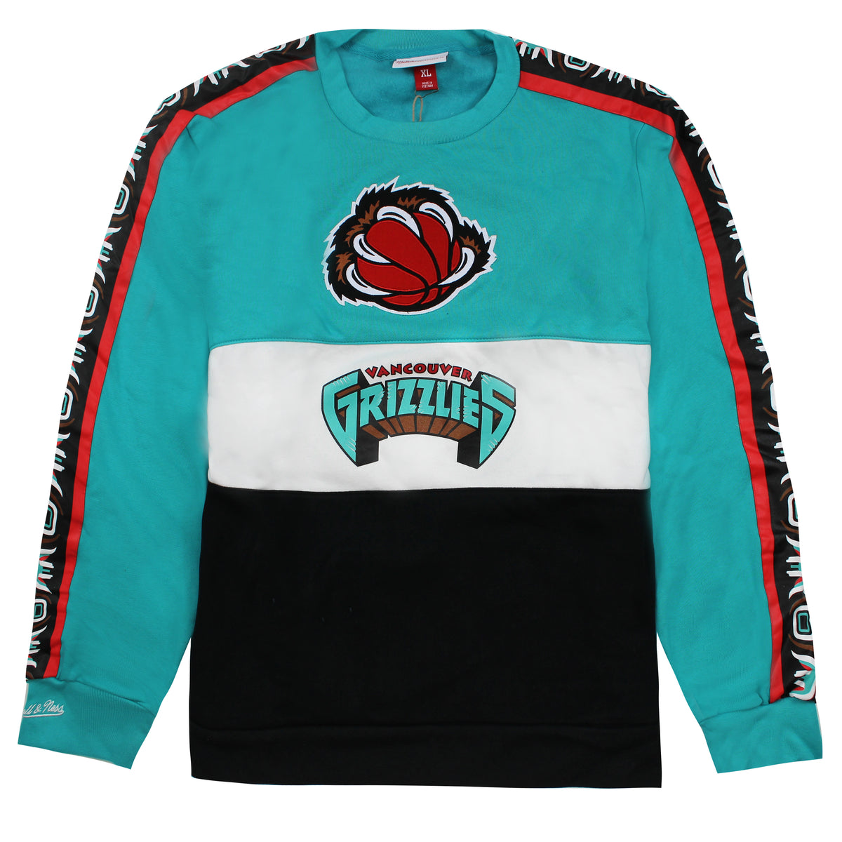 Mitchell & Ness Vancouver Grizzlies NBA Leading Scorer Fleece Crew Mens Jumper