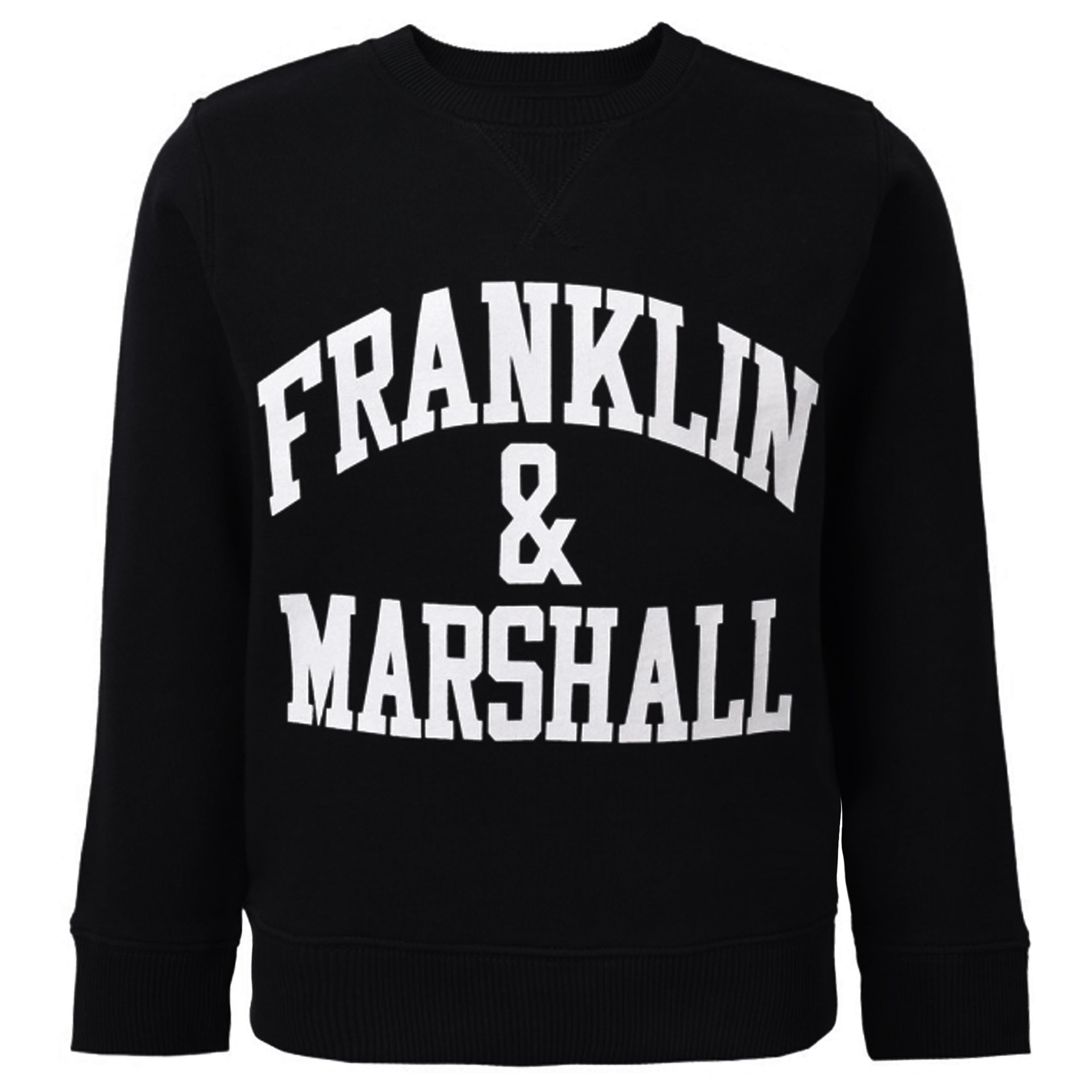 Franklin And Marshall T-shirt Circle Logo Black Marl - franklin & marshall  tee, black marl