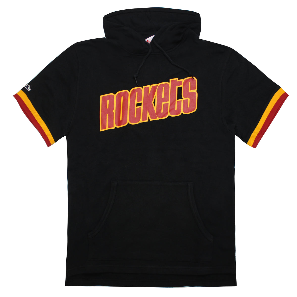 Mitchell & Ness Houston Rockets NBA French Terry Mens Hooded T-Shirt