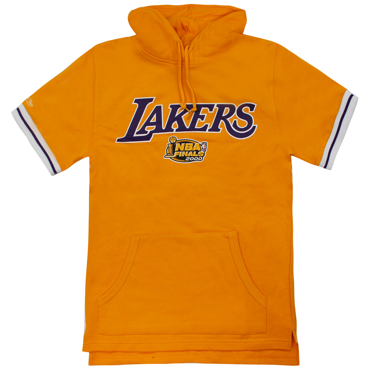 Mitchell & Ness LA Lakers NBA French Terry Mens Hooded T-Shirt