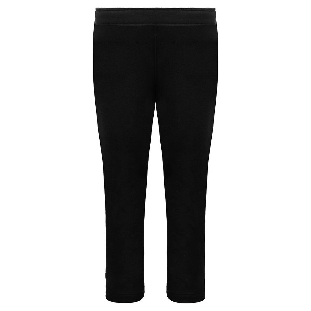 Nike Graphic Logo Stretch Waist Black Plain Kids Leggings HA3693 095