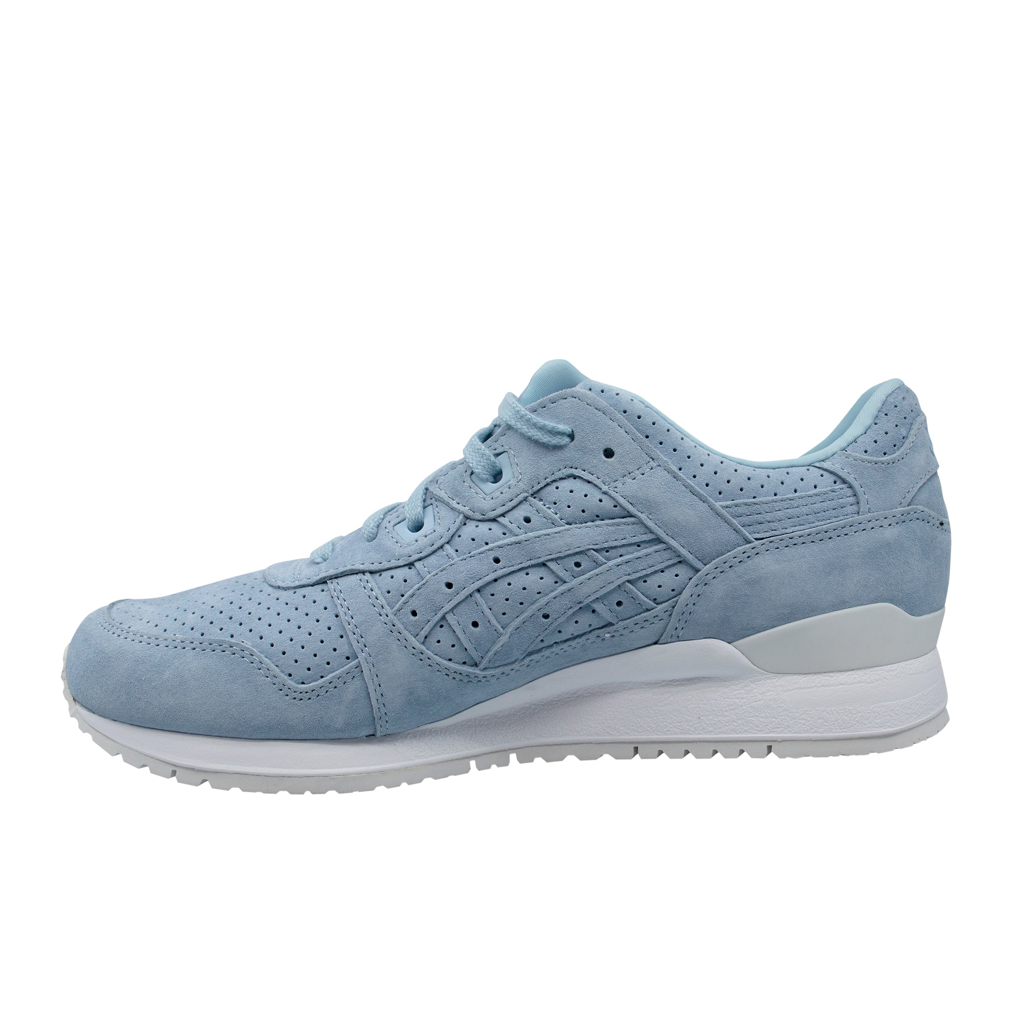 Asics Gel-Lyte III Nubuck Leather Blue Trainers - Mens