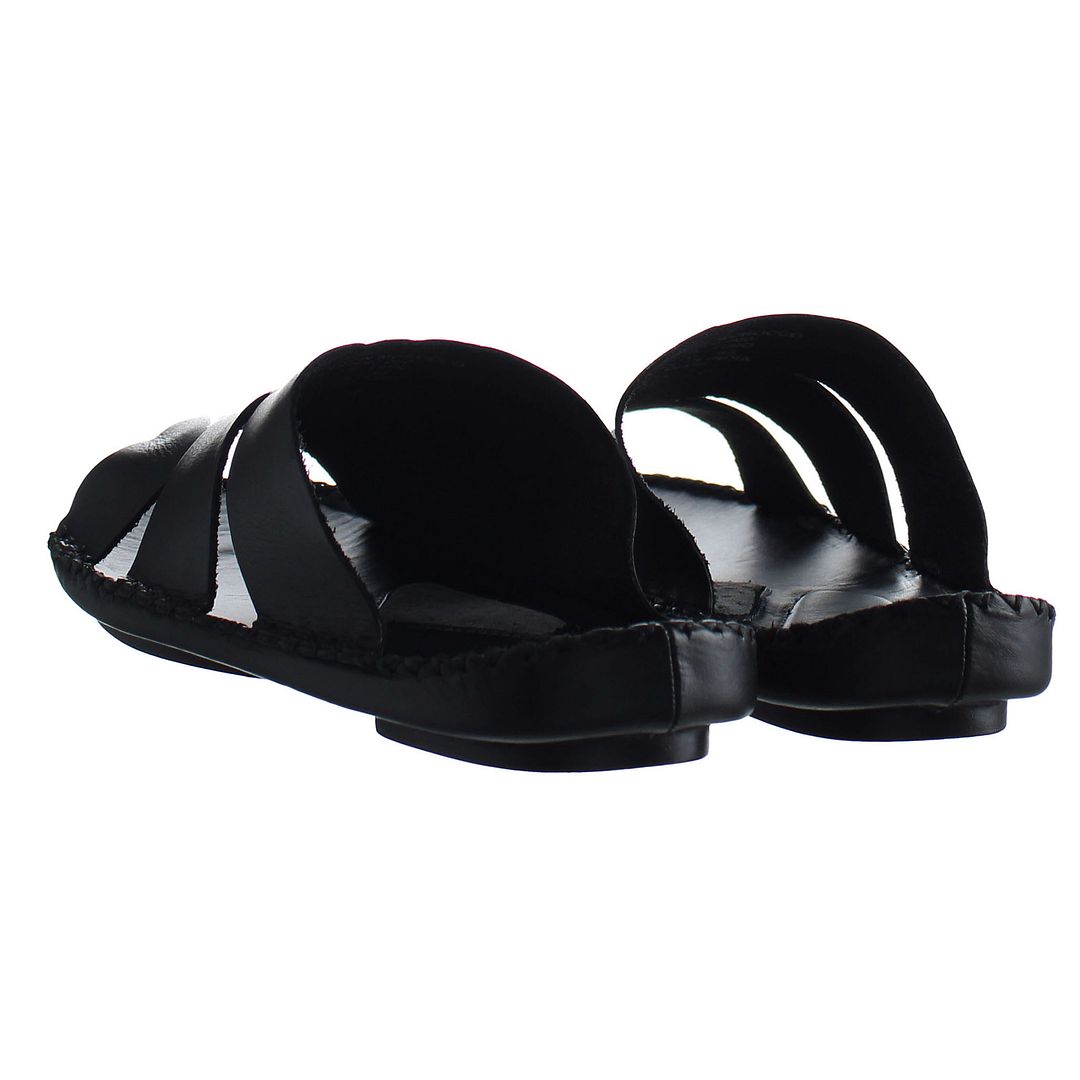 Hush Puppies Bellerin Morocco Mens Black Sandals