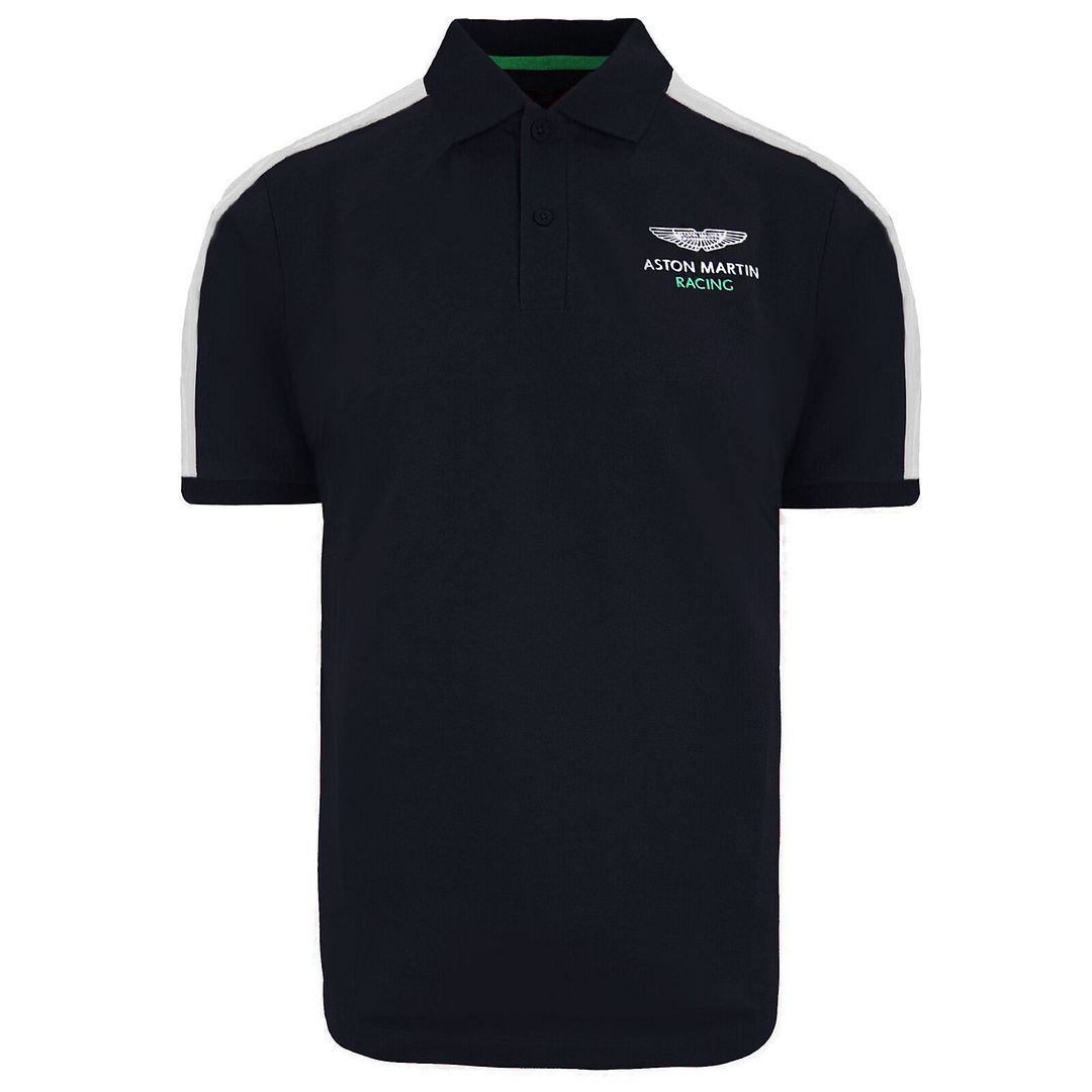 Hackett Aston Martin Racing Mens Navy Polo Shirt