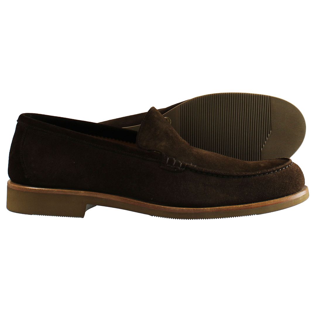 Hackett Soft Mens Dark Brown Shoes