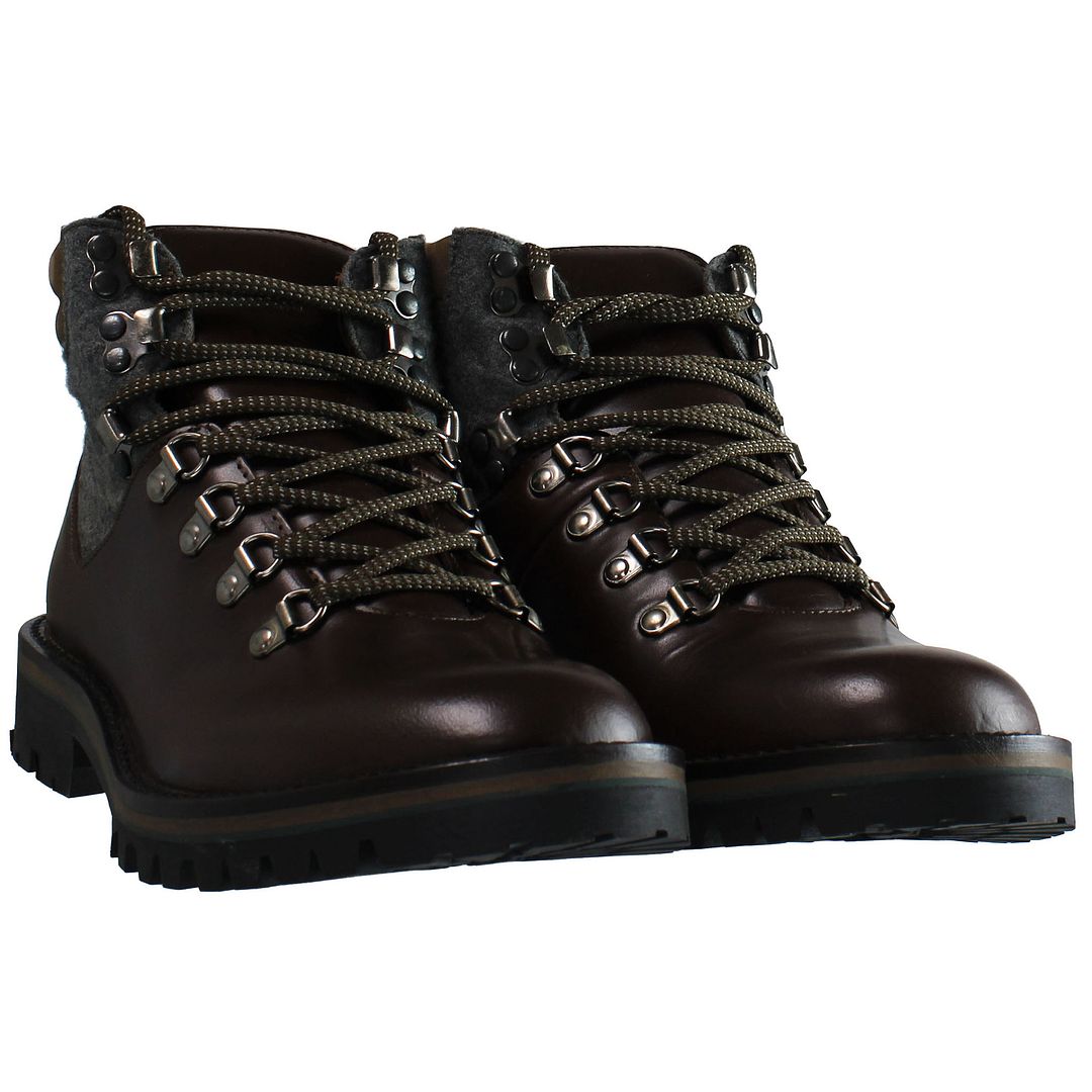 Hackett Fox Group Hiking Mens Brown Boots