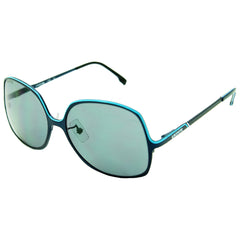 Lacoste Oval Womens Blue Sunglasses