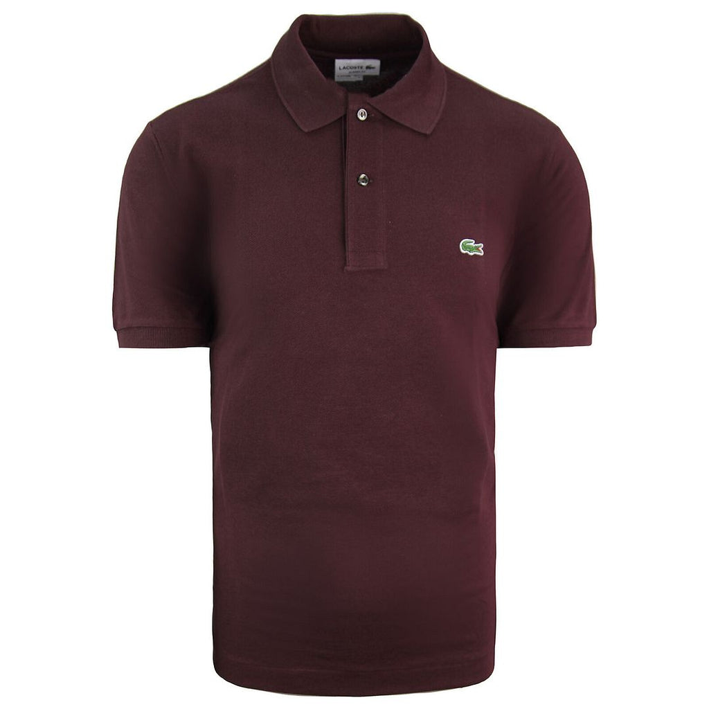 Lacoste Classic Fit Mens Burgundy Polo Shirt