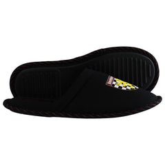 Lambretta Lion Mens Black Slippers