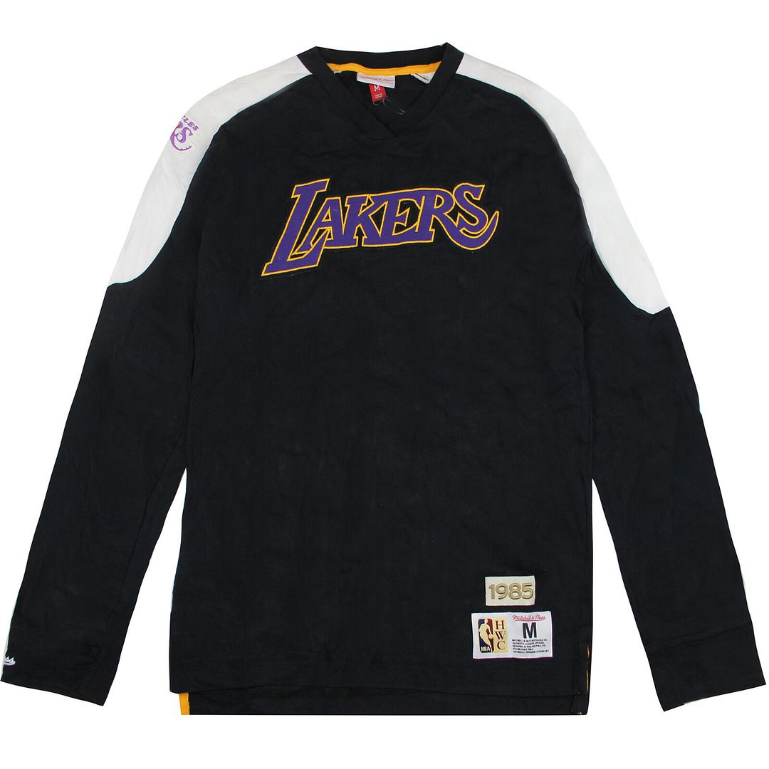 Mitchell & Ness LA Lakers Mens Black Sweater