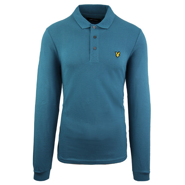 Lyle & Scott Plain Mens Green Polo Shirt