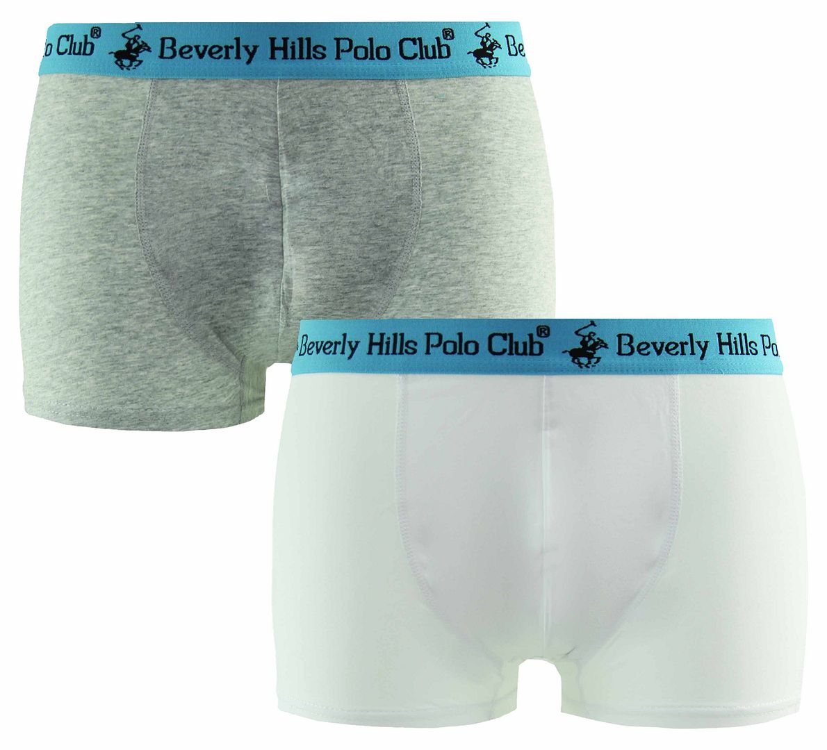 Beverly Hills Polo Club Mens 2-Pack Trunks