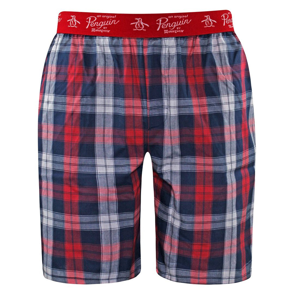 Original Penguin Lounge Mens Navy/Red Shorts