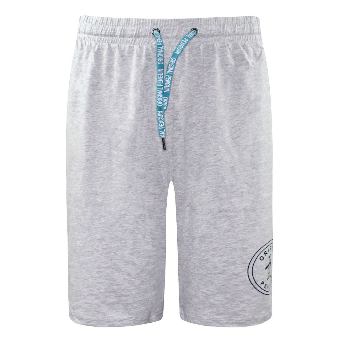 Original Penguin Logo Mens Grey Lounge Shorts