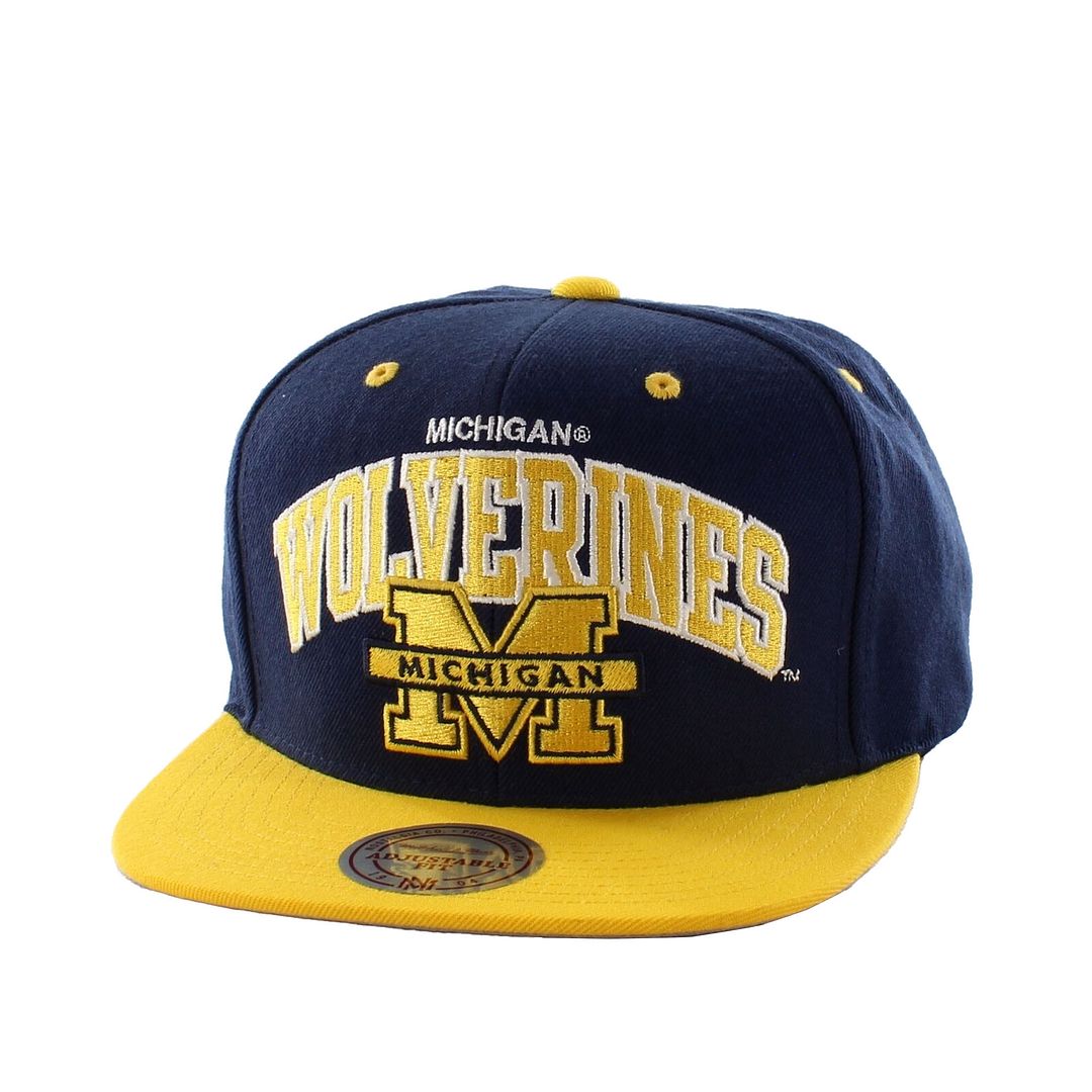 Mitchell & Ness Michigan Wolverines Mens Cap