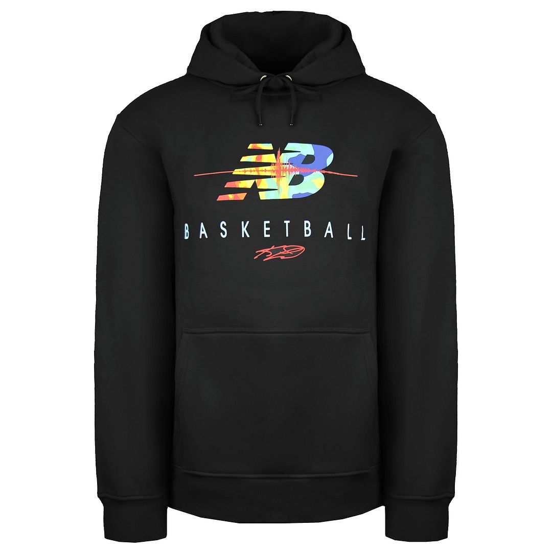 New Balance Seismic Mens Black Basketball Hoodie