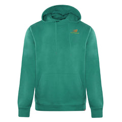 New Balance Embroidered Mens Green Hoodie