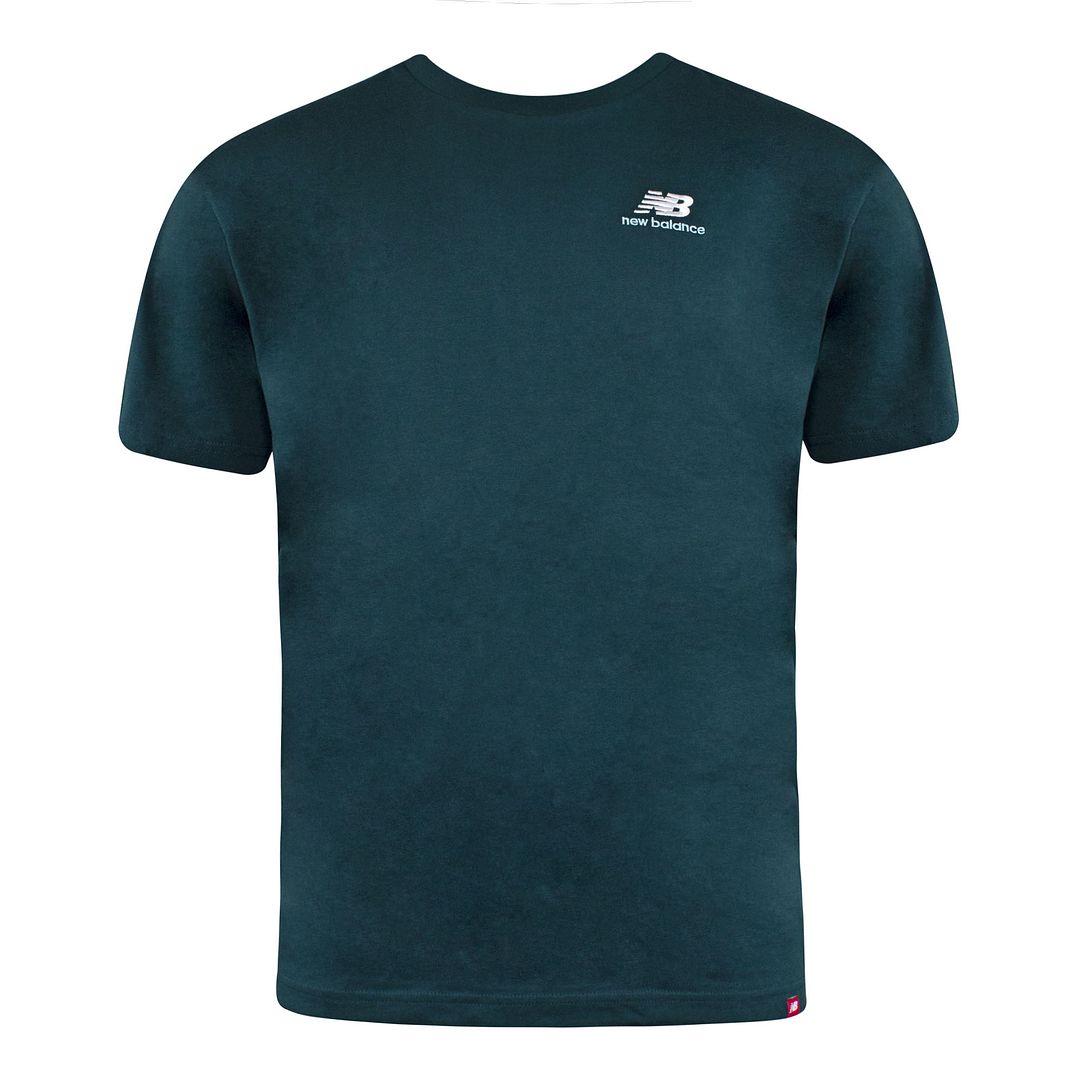 New Balance Embroidered Mens Teal T-Shirt