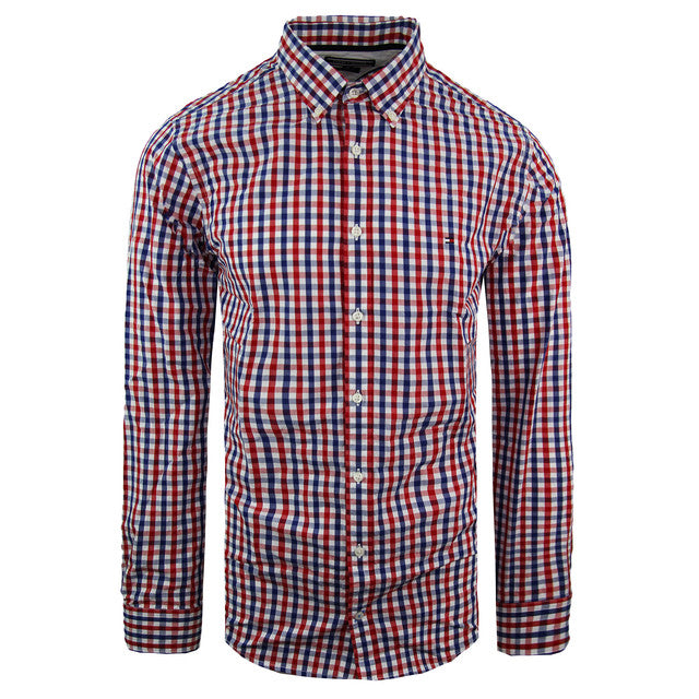 Tommy Hilfiger Regular Fit Oxford Multicolored Mens Gingham Shirt MWOMWO6072 902