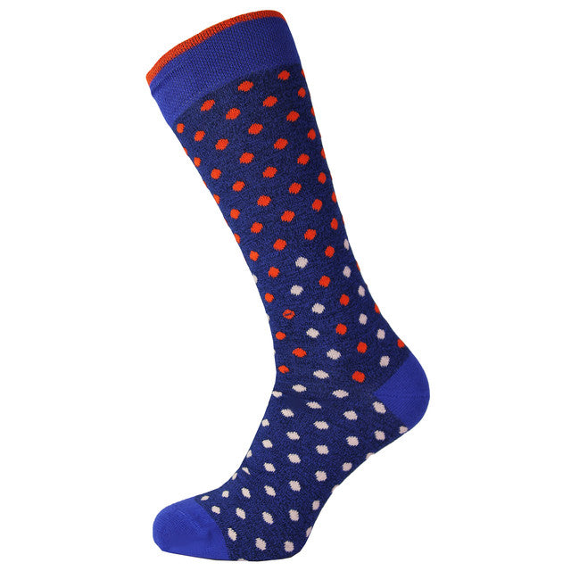 Ted Baker London Mens Blue Printed Socks