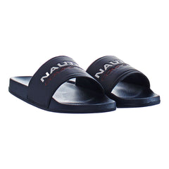 Nautica Grappo Mens Navy Sliders