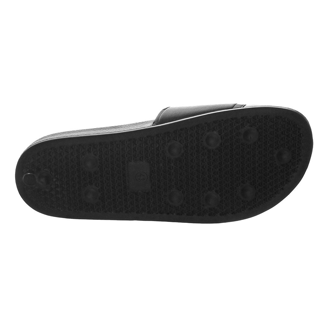 Nautica Habrour Mens Black Sliders